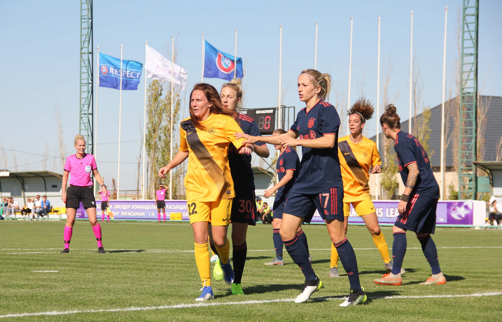 BIIK-Kazygurt loses to Bayern in the UEFA Women's Champions League