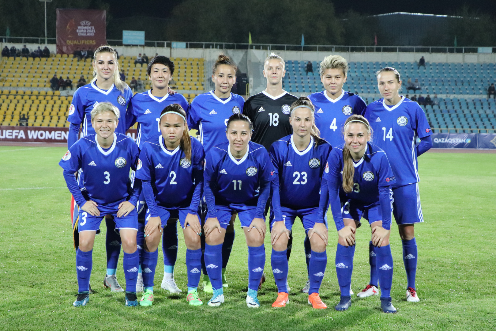 Kazakhstani Women's Team's Squad for the match against Austria