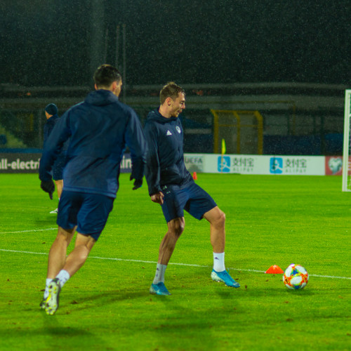Kazakhstan Pre-Match Training Session - Photos
