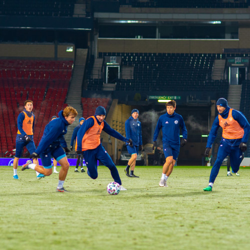 Pre-Match Training Session - Photos