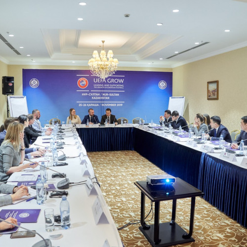 Nur-Sultan hosts UEFA GROW Workshop