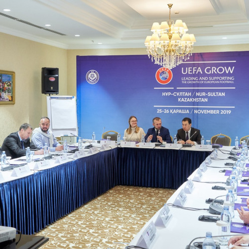 Nur-Sultan hosts UEFA GROW Workshop