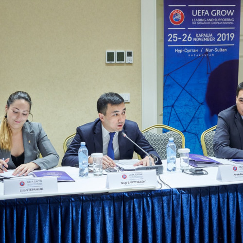Nur-Sultan hosts UEFA GROW Workshop