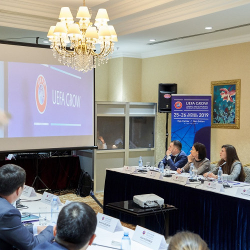 Nur-Sultan hosts UEFA GROW Workshop