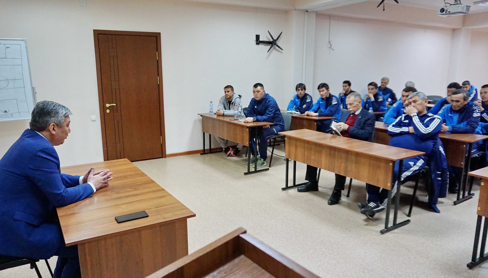 Development of youth and women's football is discussed in Shymkent