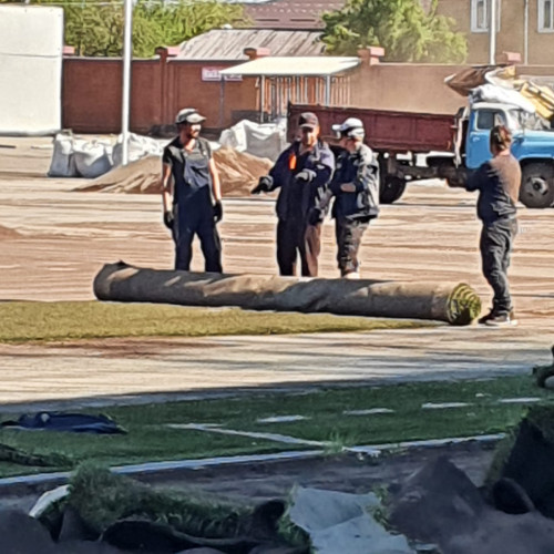 Павлодар қаласындағы Орталық стадионда жөндеу жұмыстары жалғасты