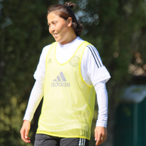 PHOTOS: PRE-MATCH TRAINING OF KAZAKHSTAN WOMEN'S NATIONAL FOOTBALL