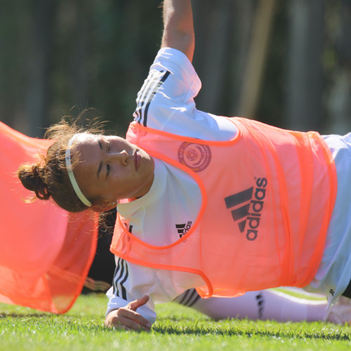 PHOTOS: PRE-MATCH TRAINING OF KAZAKHSTAN WOMEN'S NATIONAL FOOTBALL