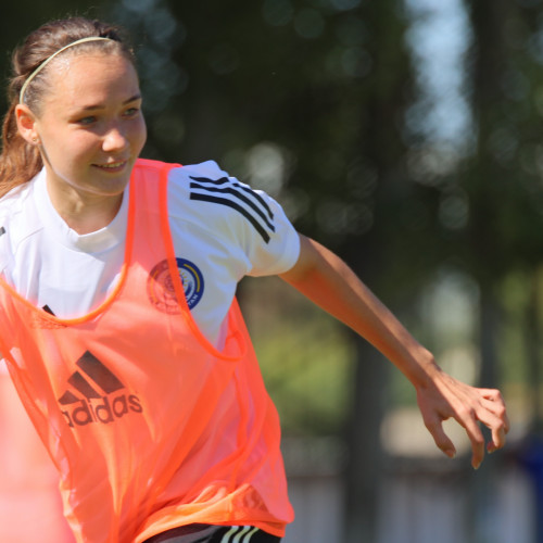 PHOTOS: PRE-MATCH TRAINING OF KAZAKHSTAN WOMEN'S NATIONAL FOOTBALL