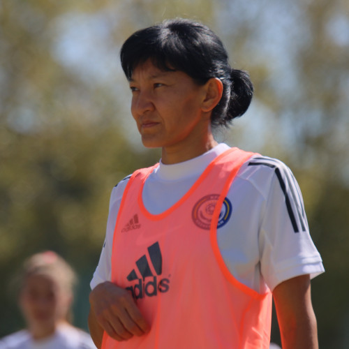 PHOTOS: PRE-MATCH TRAINING OF KAZAKHSTAN WOMEN'S NATIONAL FOOTBALL