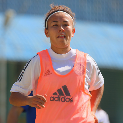 PHOTOS: PRE-MATCH TRAINING OF KAZAKHSTAN WOMEN'S NATIONAL FOOTBALL