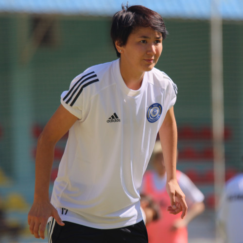 PHOTOS: PRE-MATCH TRAINING OF KAZAKHSTAN WOMEN'S NATIONAL FOOTBALL