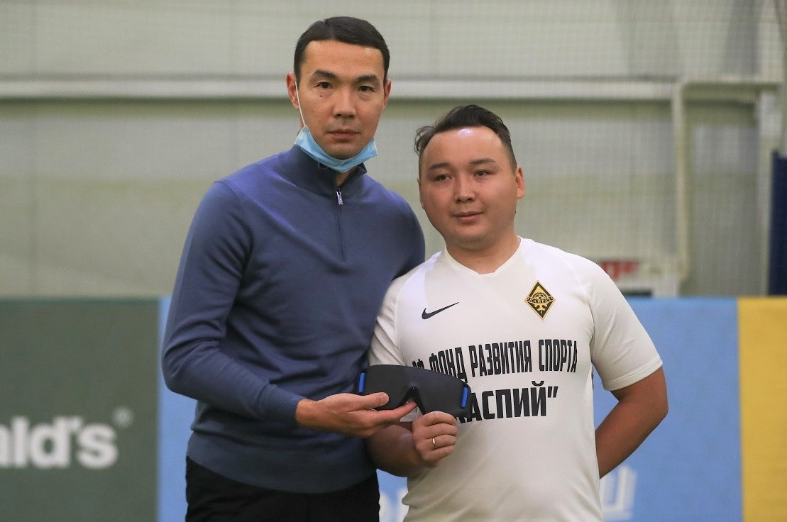 Қазақстан футбол федерациясы зағип жандар мен нашар көретін спортшыларға қолдау көрсетті