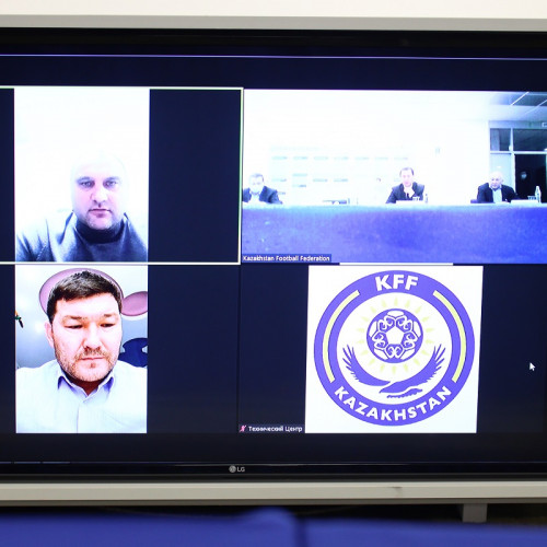 ҚФФ президенті Әділбек Жақсыбеков Қазақстан құрама командаларының жаттықтырушылар штабымен кездесті