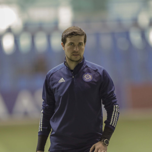 Қазақстан жасөспірімдер құрамасының Беларусьпен ойын алдындағы жаттығуынан фоторепортаж