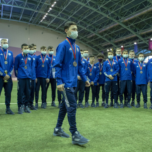 Қазақстан жасөспірімдер құрамасының «Даму Кубогындағы» марапаттау рәсімінен фоторепортаж