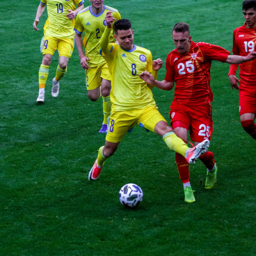Фоторепортаж с матча Казахстан U-21 – Северная Македония U-21 – 2:1
