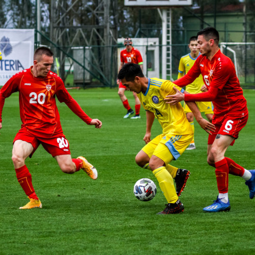 Фоторепортаж с матча Казахстан U-21 – Северная Македония U-21 – 2:1