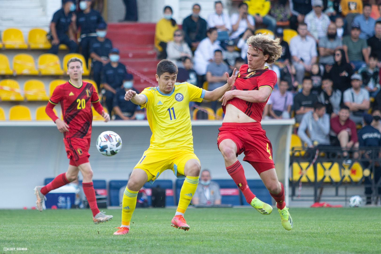 Фоторепортаж с матча Казахстан U-21 - Бельгия U-21 - 1:3