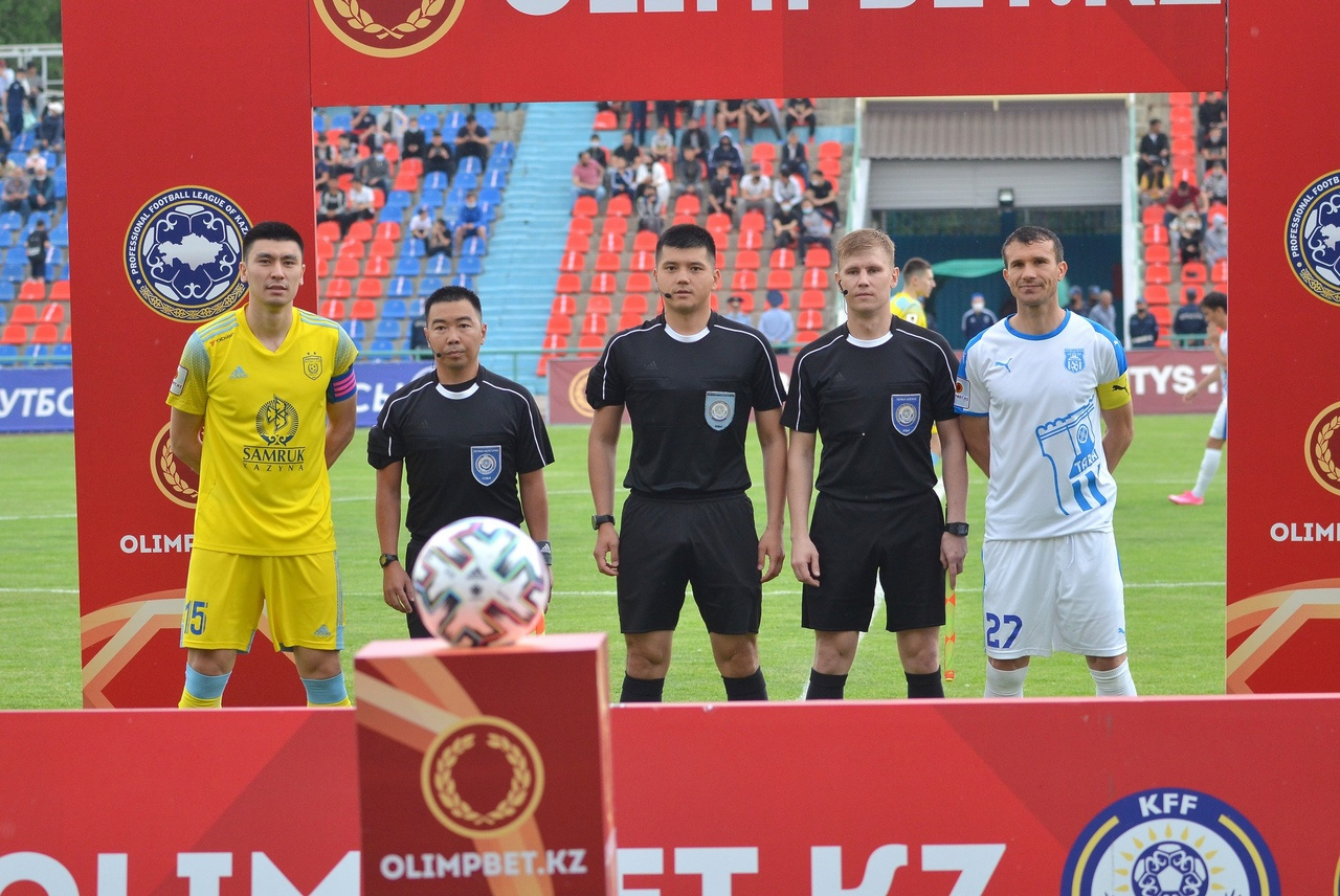 Футболдан Olimpbet-Қазақстан чемпионатының ХV турына тағайындалған төрешілер