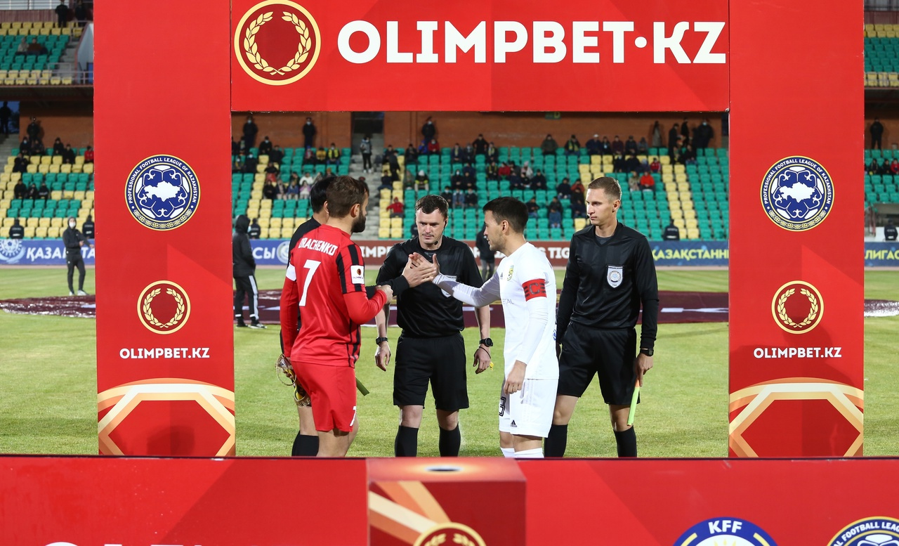 Футболдан Olimpbet-Қазақстан чемпионатының ХXIII турына тағайындалған төрешілер