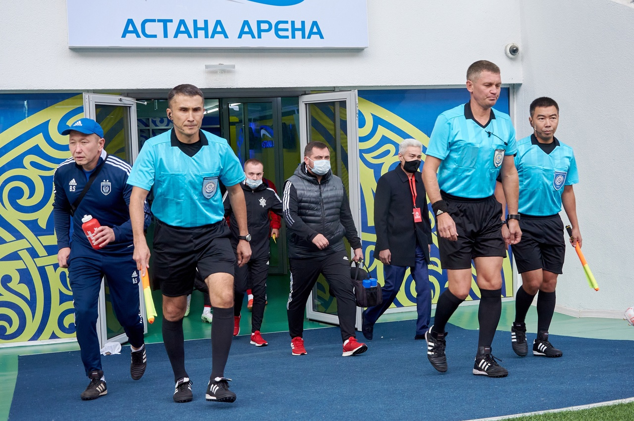 Футболдан OLIMPBET-Қазақстан Кубогының 1/2 финалының алғашқы ойындарына тағайындалған төрешілер
