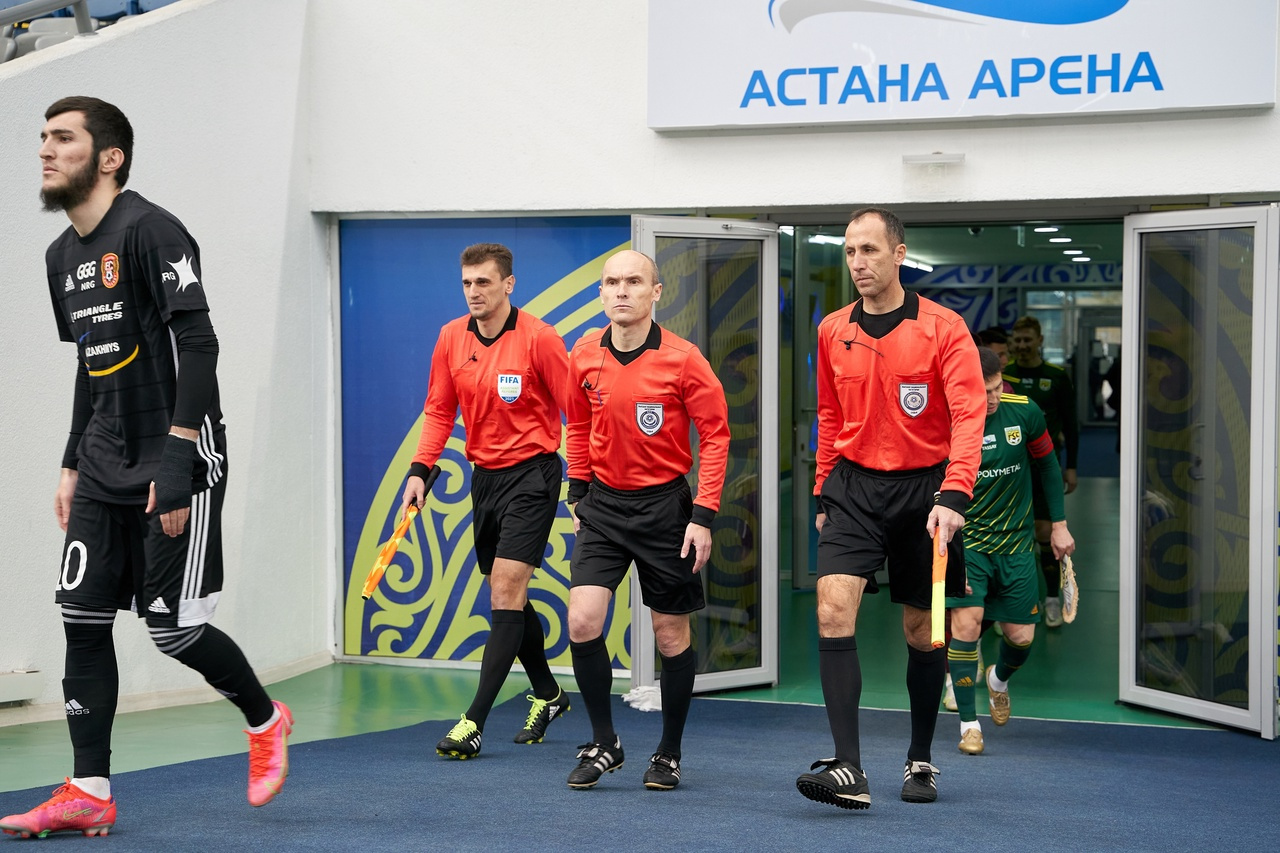Футболдан OLIMPBET-Қазақстан Кубогының финалына тағайындалған төрешілер