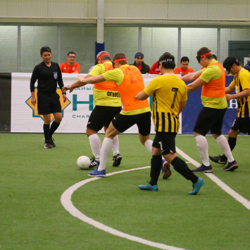 В Алматы стартовал первый чемпионат Казахстана по Blind Football