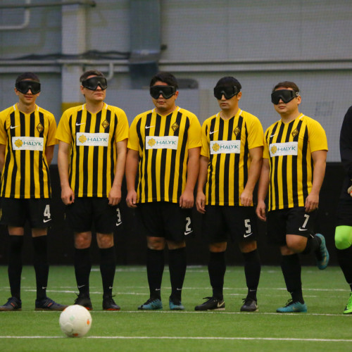 В Алматы стартовал первый чемпионат Казахстана по Blind Football