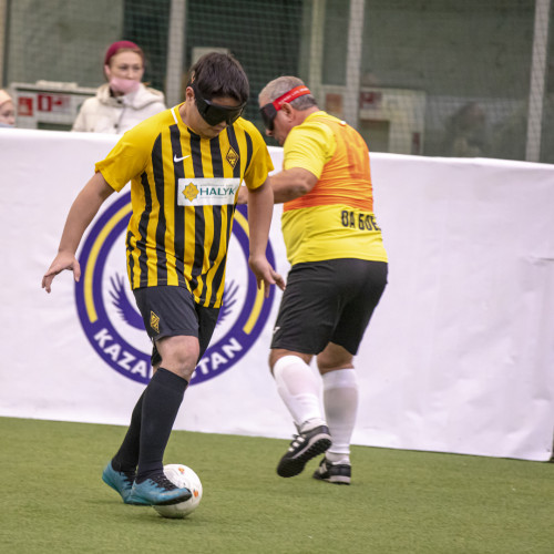 Завершился первый чемпионат Казахстана по Blind Football