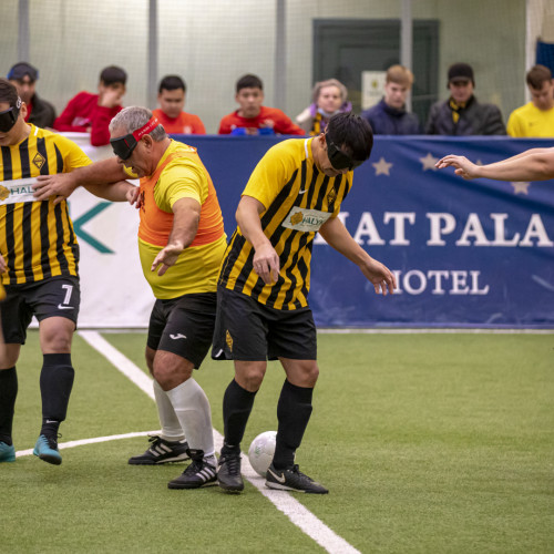 Завершился первый чемпионат Казахстана по Blind Football