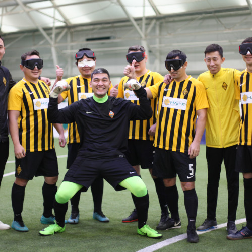 Завершился первый чемпионат Казахстана по Blind Football