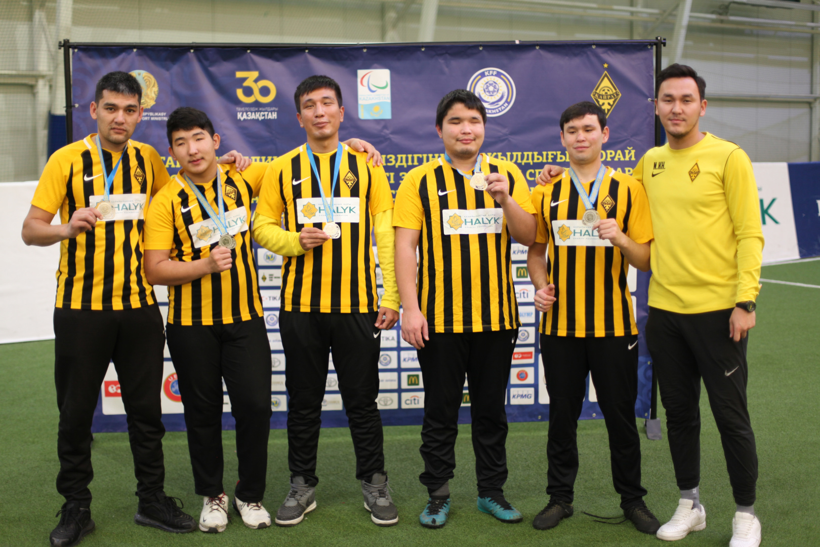 Завершился первый чемпионат Казахстана по Blind Football