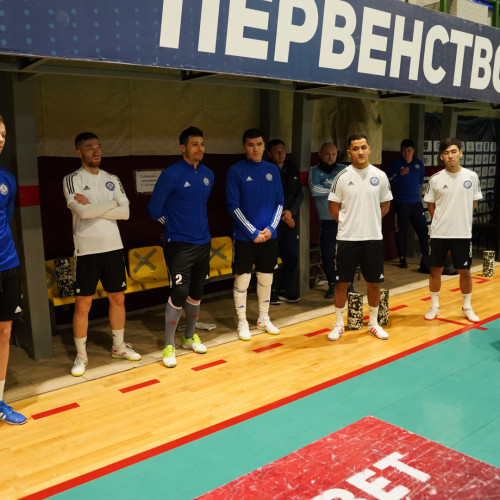 Фоторепортаж с тренировки сборной Казахстана по футзалу