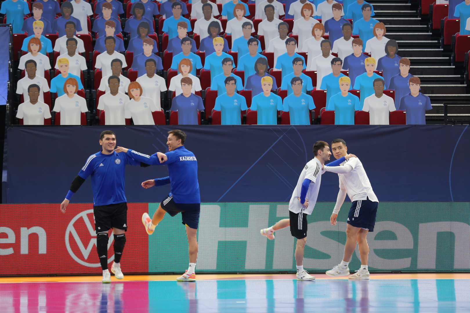 The national team of Kazakhstan held the first training session in Groningen