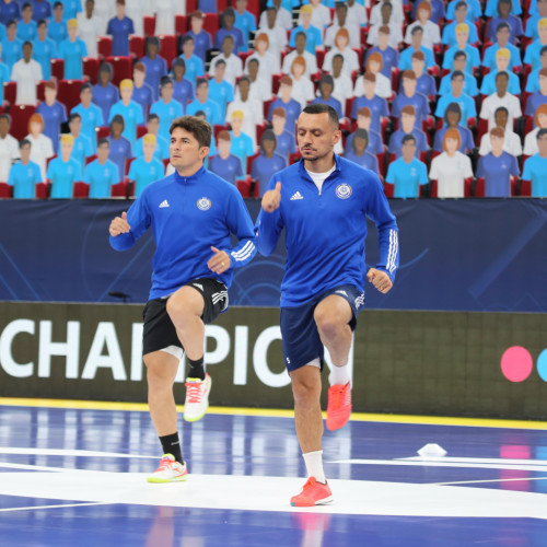 The national team of Kazakhstan held the first training session in Groningen