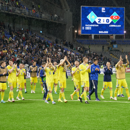 Қазақстан – Әзербайжан матчынан фоторепортаж – 2:0