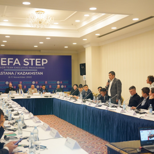 UEFA STEP Educational workshop has started in Astana