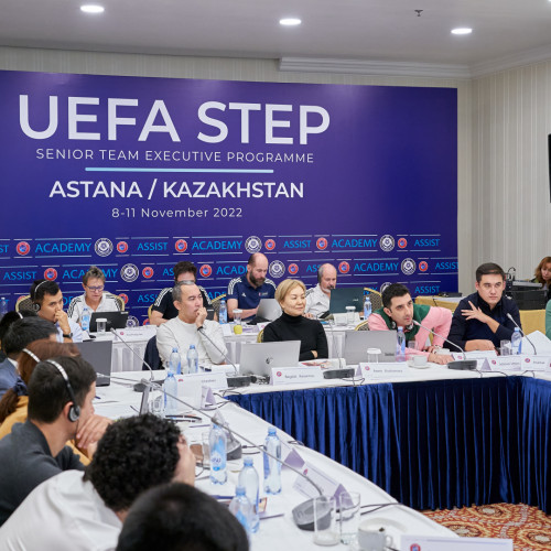 В Астане завершился семинар UEFA STEP для футбольных менеджеров