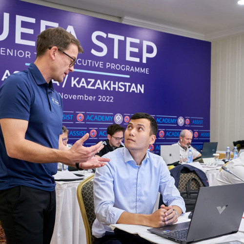 В Астане завершился семинар UEFA STEP для футбольных менеджеров