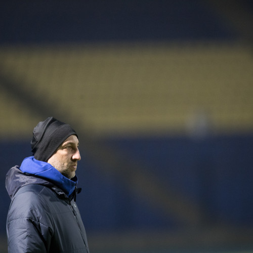Photos from the pre-match training session