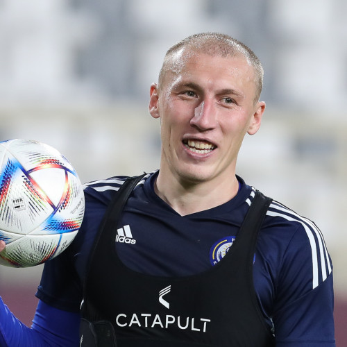 Pre-match photos of the Kazakhstan national team in Abu Dhabi