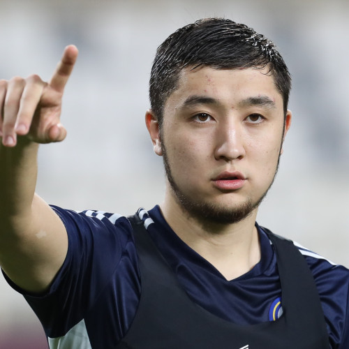 Pre-match photos of the Kazakhstan national team in Abu Dhabi