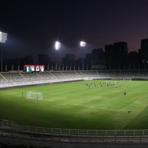 Pre-match photos of the Kazakhstan national team in Abu Dhabi