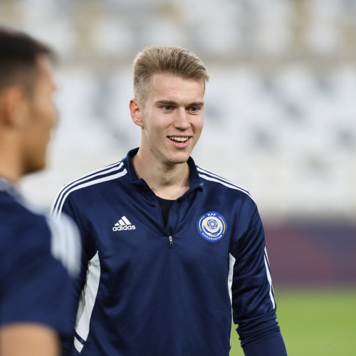 Pre-match photos of the Kazakhstan national team in Abu Dhabi
