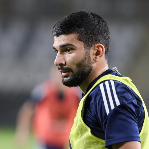 Pre-match photos of the Kazakhstan national team in Abu Dhabi