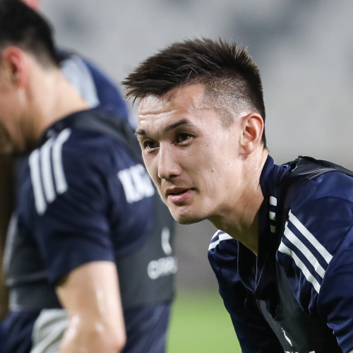 Pre-match photos of the Kazakhstan national team in Abu Dhabi