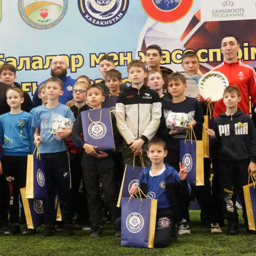 Football festival for orphans took place in Kostanay
