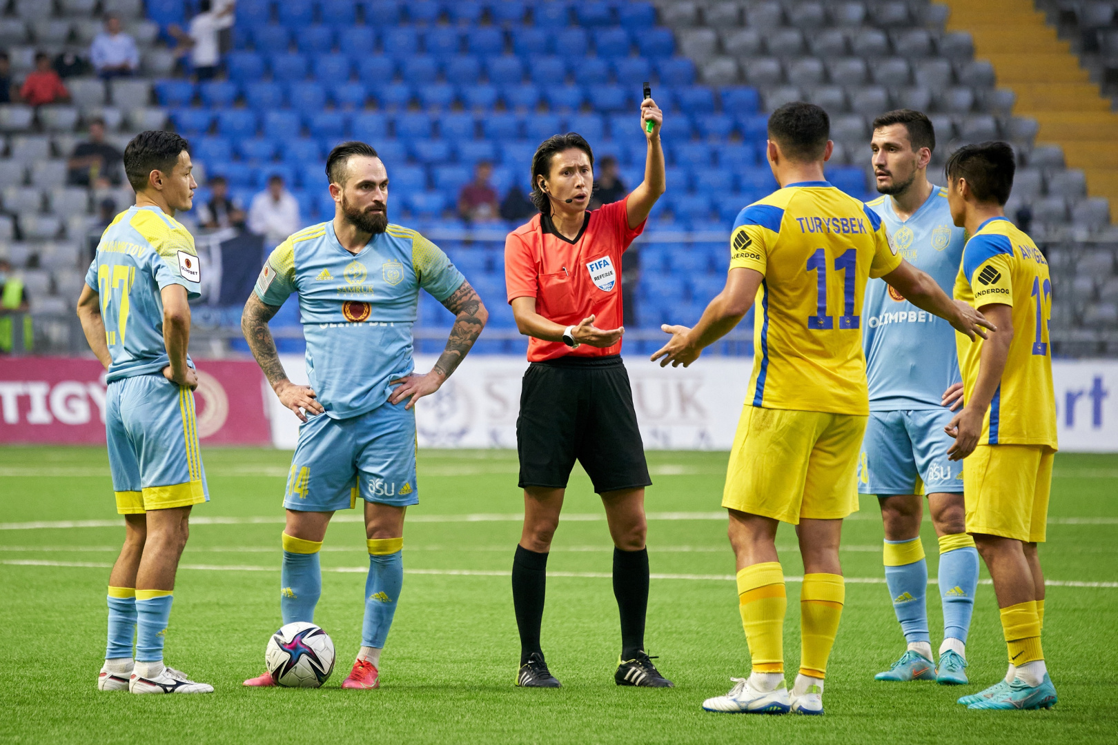 Футболдан OLIMPBET-Қазақстан чемпионатының II турына тағайындалған төрешілер
