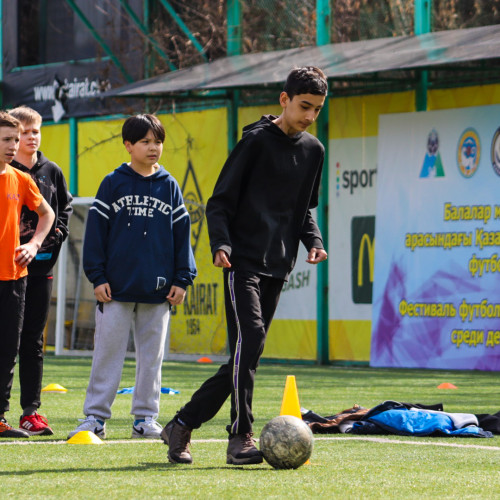 Football festival for orphans took place in Almaty